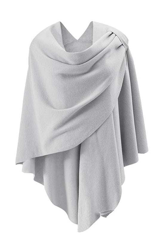 Elegant Draped Cardigan