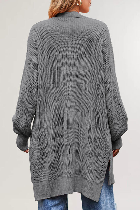 Cozy Longline Cardigan with Open Front