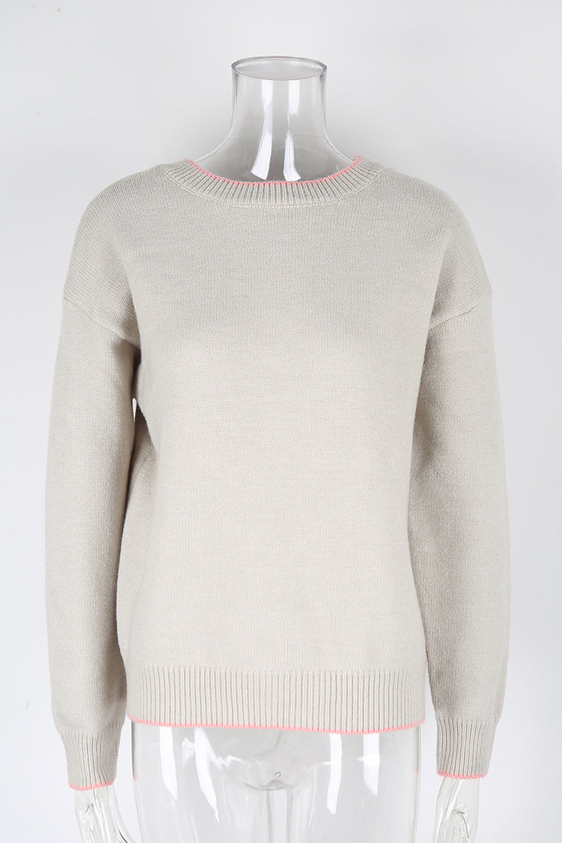 Casual Chic Crew Neck Sweater