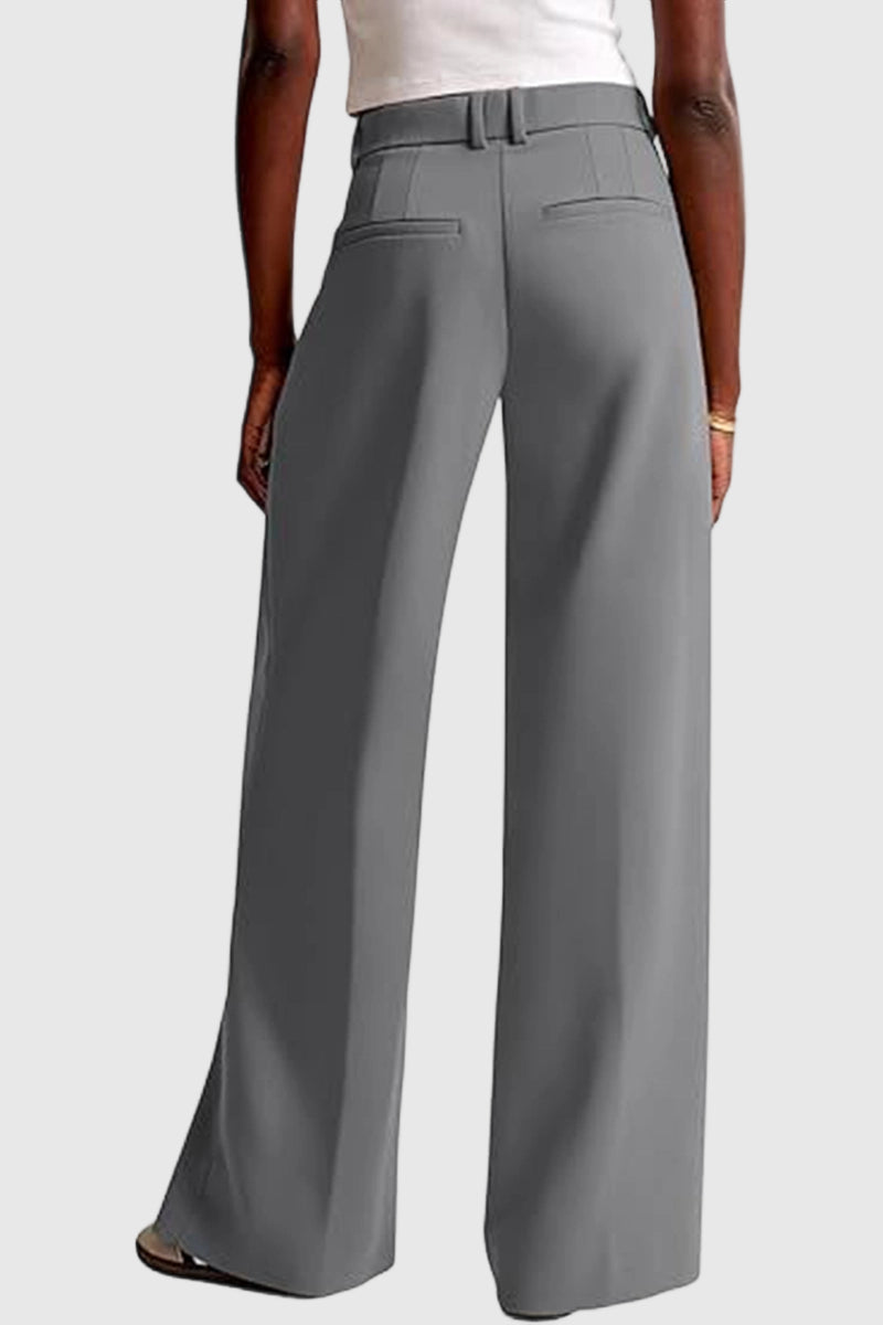 Wide-Leg Relaxed Fit Casual Pants