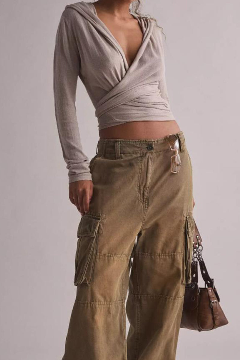 Chic Wrap Top with Hood