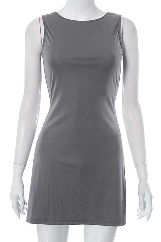 Sleek Sleeveless Casual Bodycon Dress