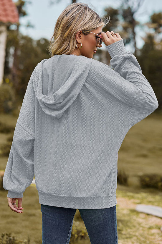 Cozy Hooded Zip-Up Sweatshirt