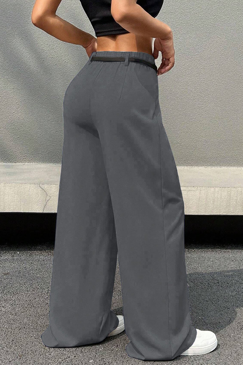 Wide-Leg Casual Pants