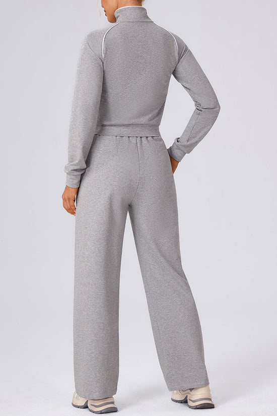 Sleek Performance Zip Jacket