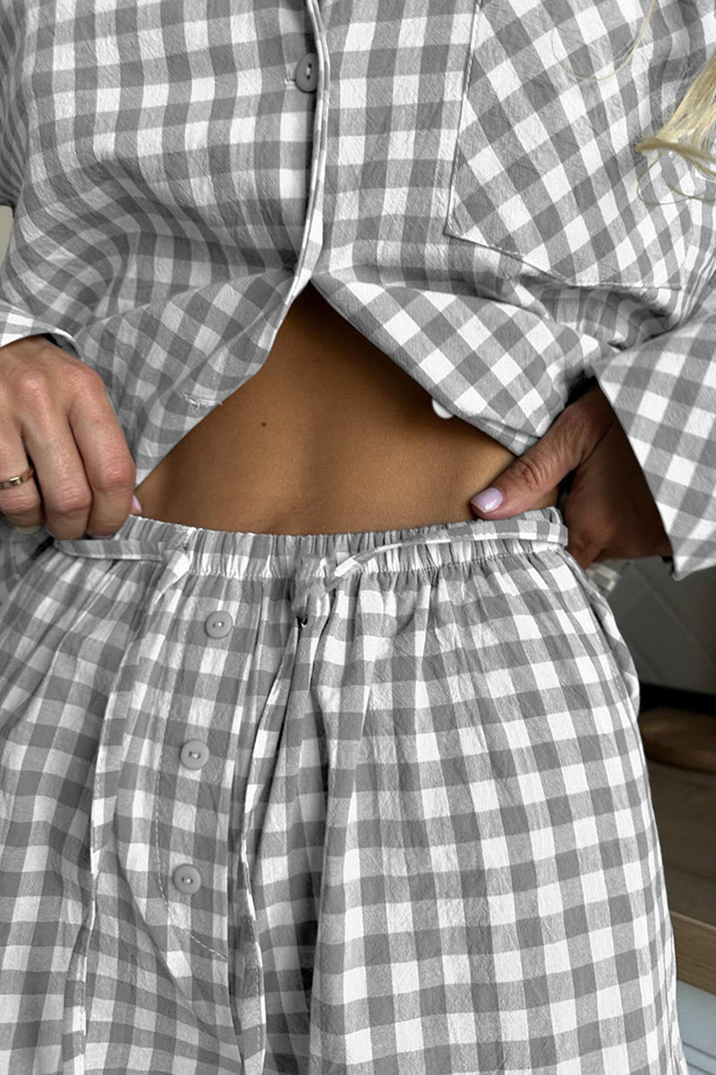 Checkered Loungewear Set
