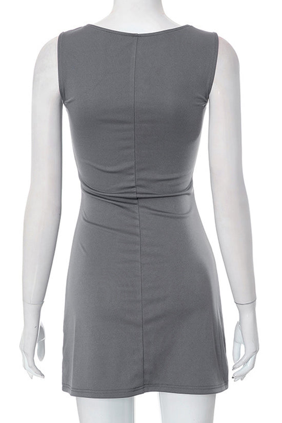 Sleek Sleeveless Casual Bodycon Dress