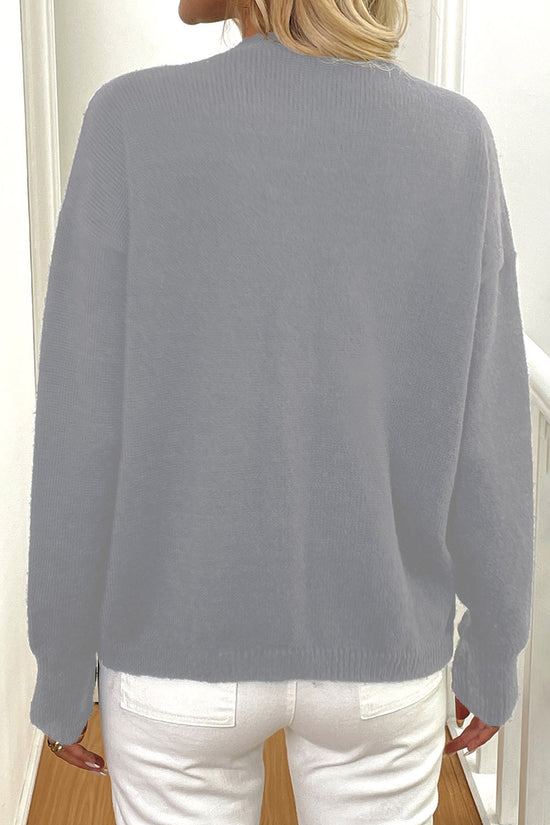 Sleek Long Sleeve Button Cardigan