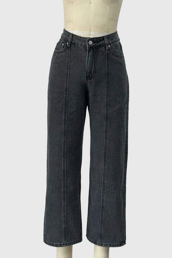 Classic Straight-Leg Denim Jeans