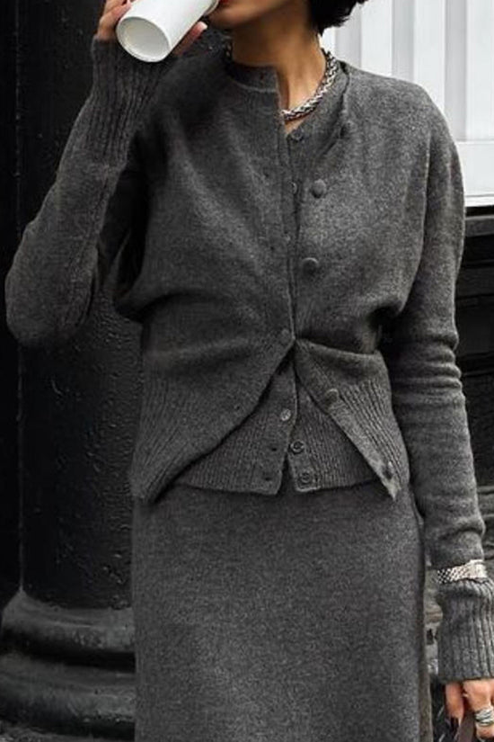 Elegant Button-Up Cardigan