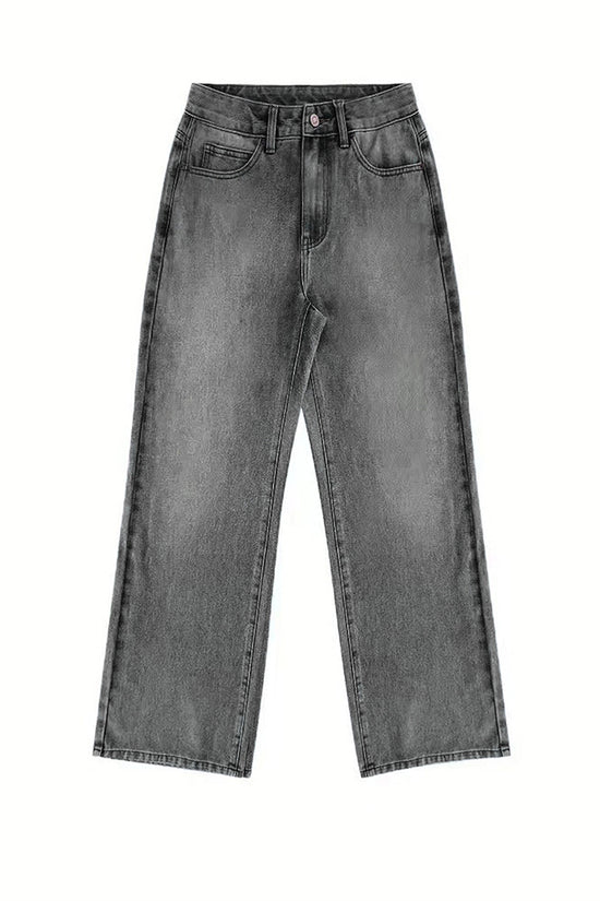 Relaxed Fit Wide Leg Jeans