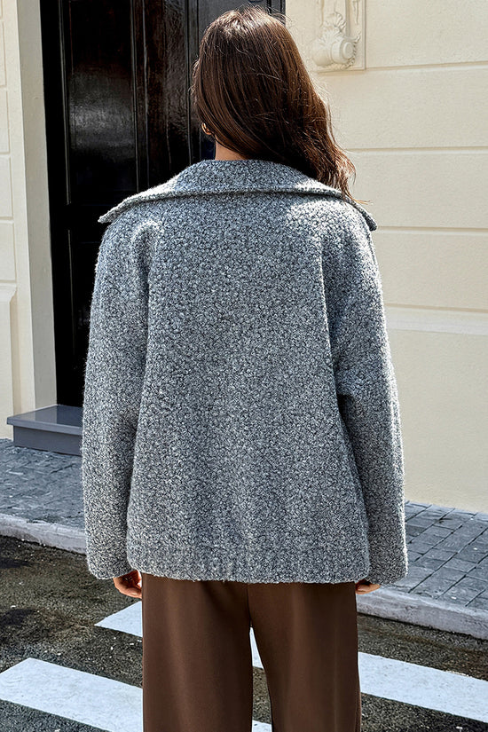 Cozy Button-Up Jacket with Collar