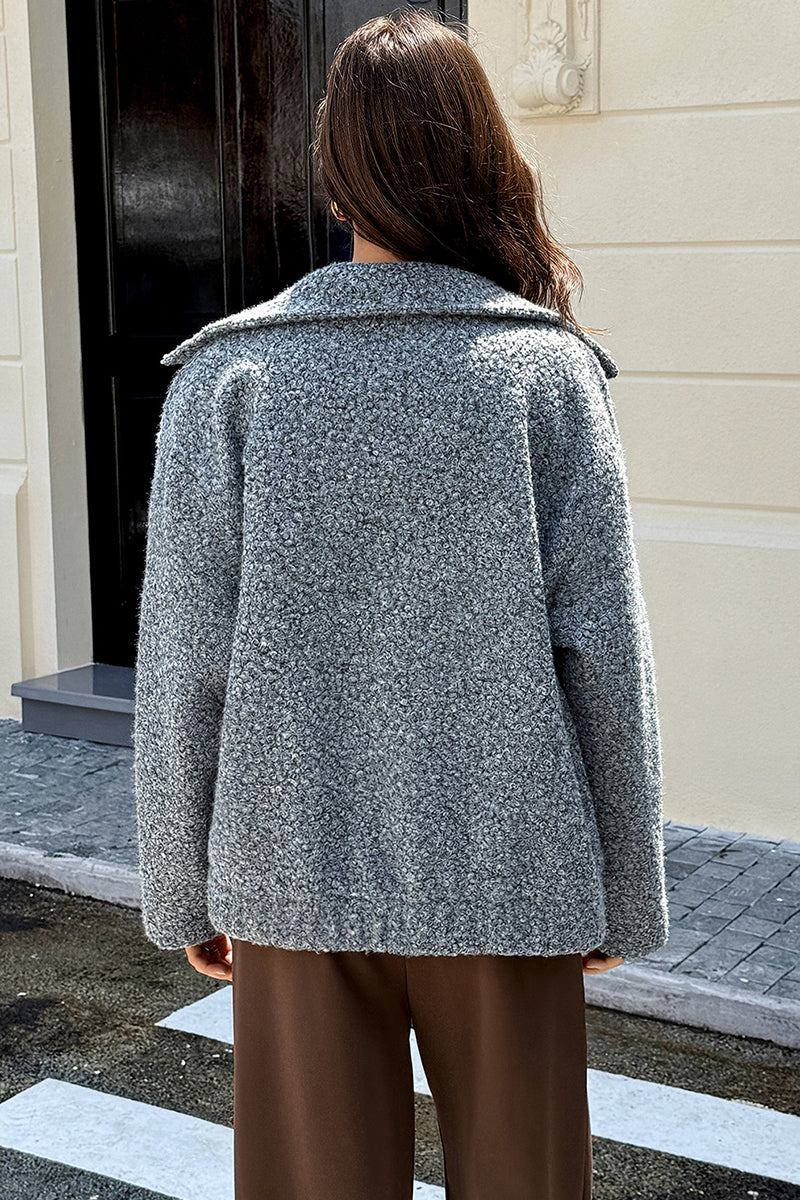 Cozy Button-Up Jacket with Collar