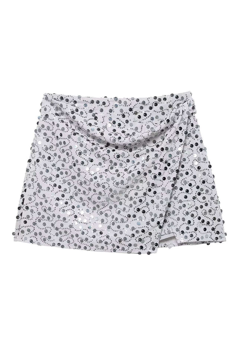 Sequin Mini Skirt