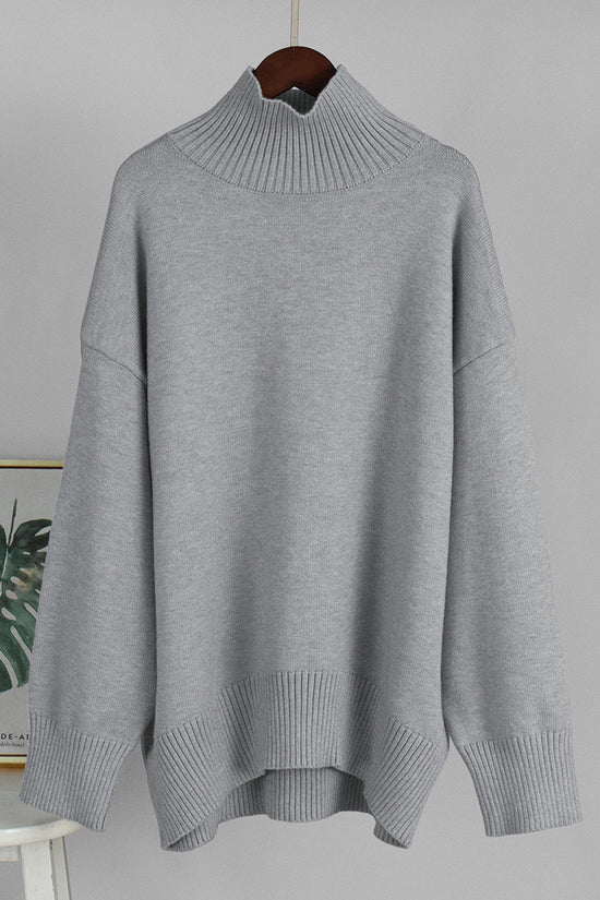 High-Neck Oversized Sweater