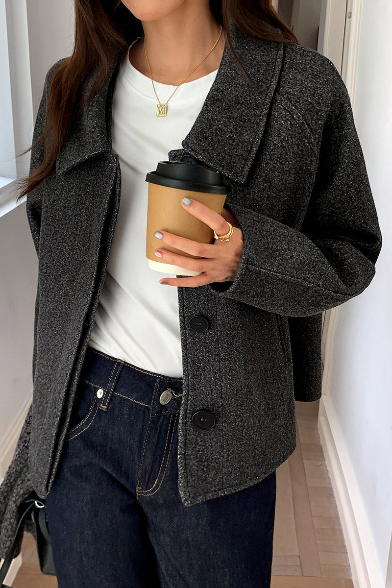 Chic Button-Down Casual Jacket