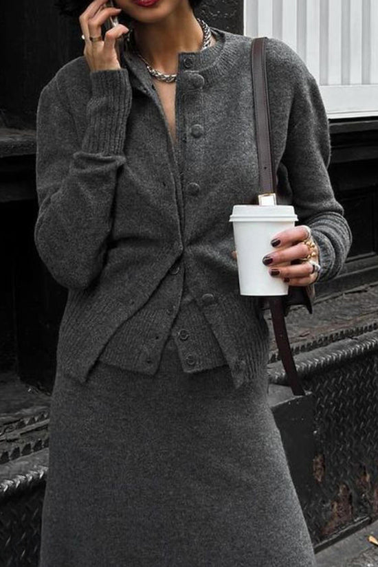Elegant Button-Up Cardigan