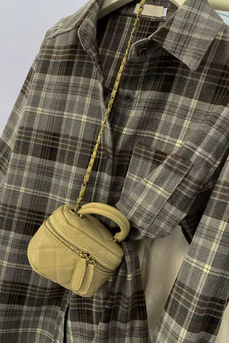 Classic Plaid Button-Down Shirt
