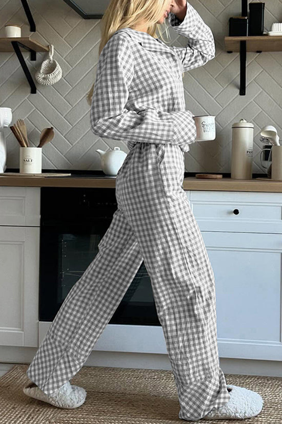 Checkered Loungewear Set