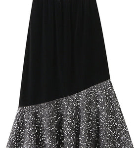 Sparkle Detail Midi Skirt