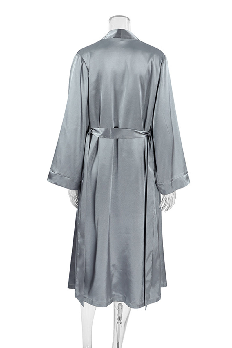 Elegant Long Sleeve Loungewear Set