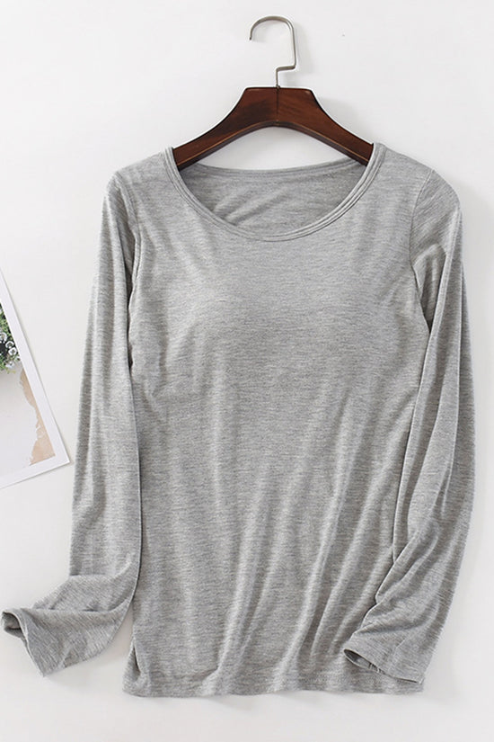 Essential Long Sleeve Crew Neck Tee
