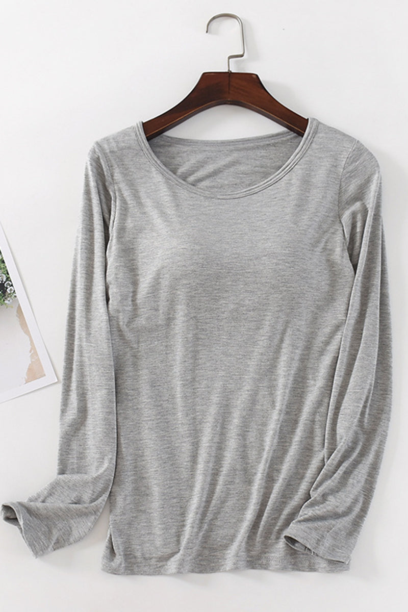 Essential Long Sleeve Crew Neck Tee