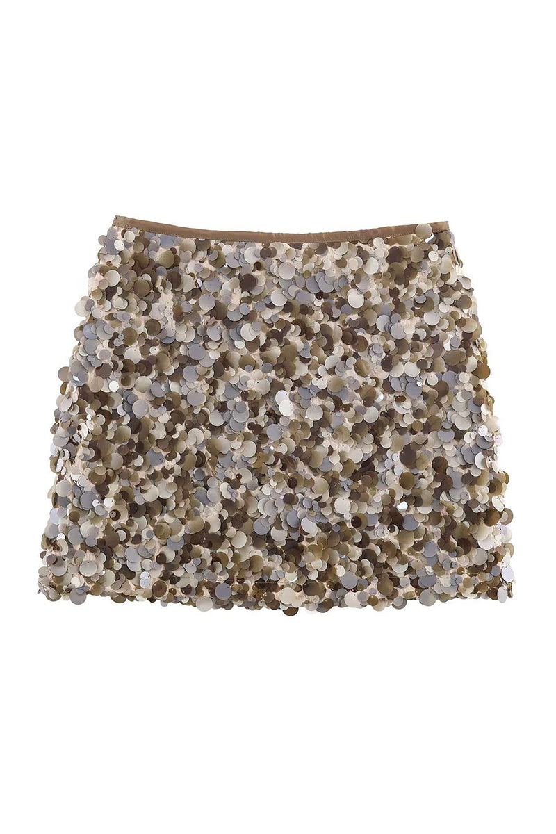 Sequin Glam Mini Skirt