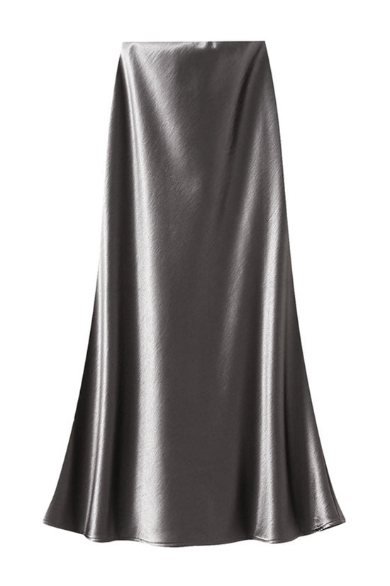 Sleek A-Line Midi Skirt