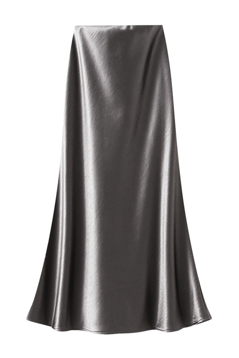 Sleek A-Line Midi Skirt