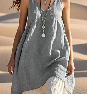 Chic Sleeveless Casual Dress