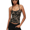 Camo Print Racerback Slim Tank