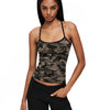 Camo Print Racerback Slim Tank
