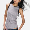 Asymmetrical Hem Sleeveless Tank