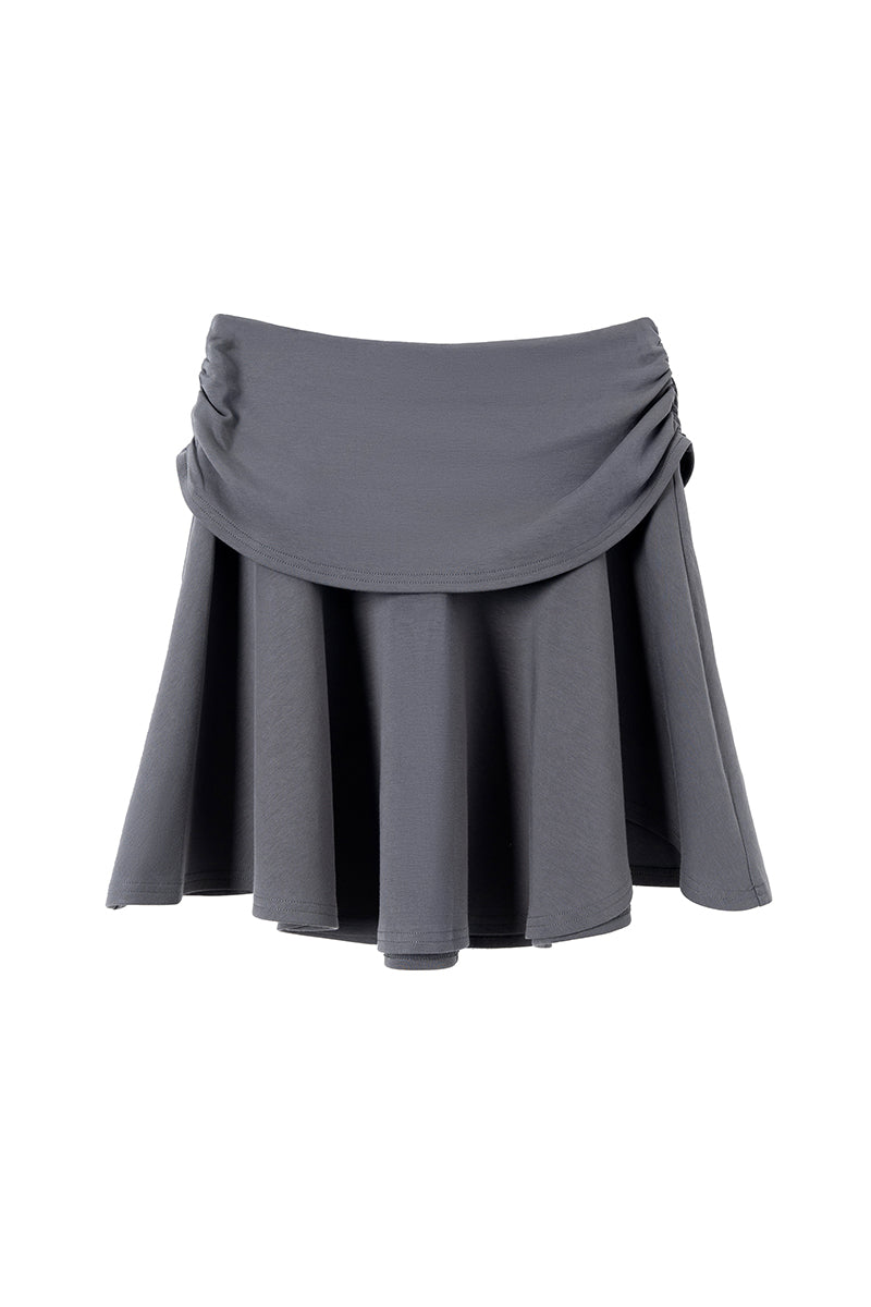 Flared Casual Mini Skirt