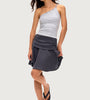 Flared Casual Mini Skirt