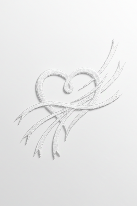 Radiant Ribbon Embroidered T-Shirt