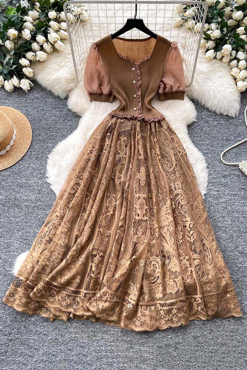 Elegant Button-Up Casual Maxi Dress