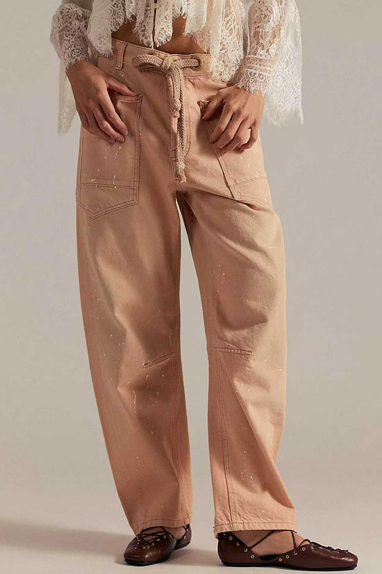 Edgy Straight-Leg Denim Jeans