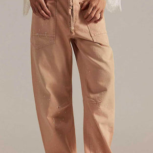 Edgy Straight-Leg Denim Jeans