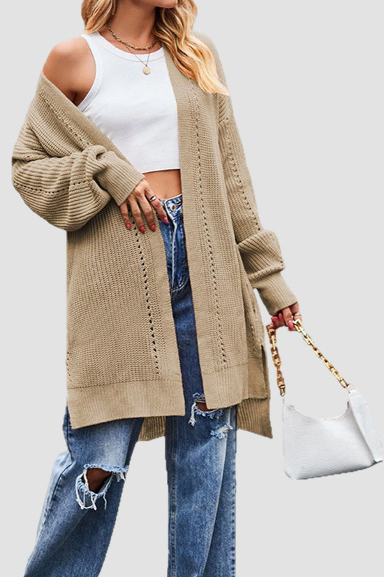 Cozy Longline Cardigan with Open Front