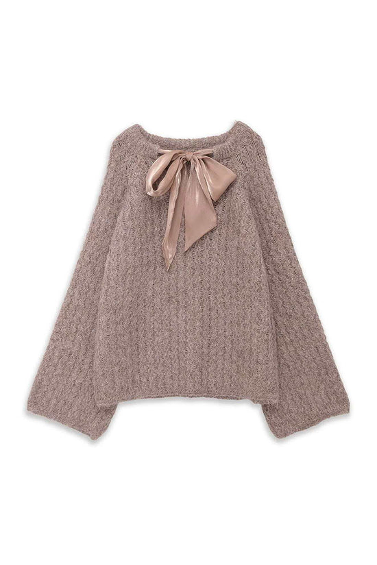 Bow Tie Knit Sweater