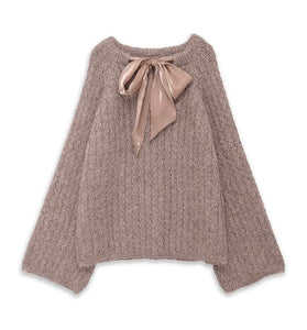 Bow Tie Knit Sweater