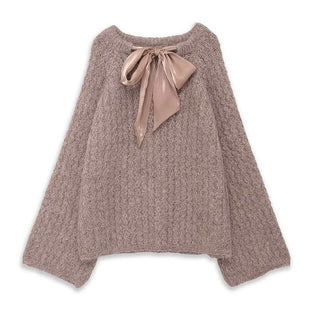 Bow Tie Knit Sweater