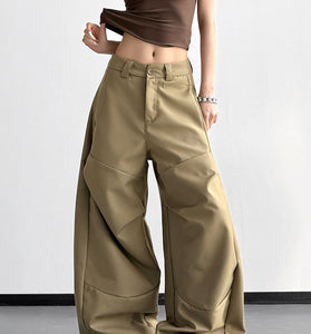 Wide-Leg Casual Pants