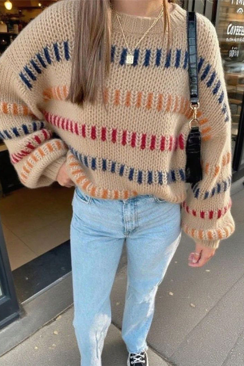 Striped Casual Sweater