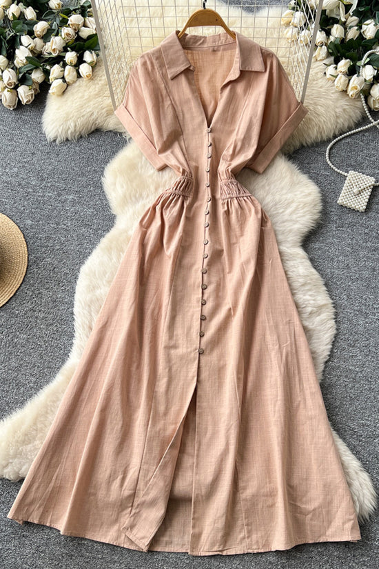 Button-Down Casual Dress