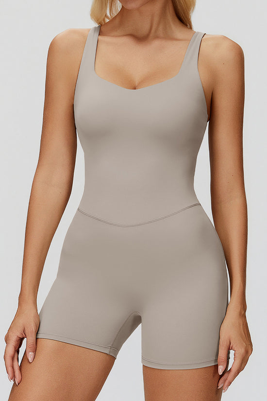 Sleek Sleeveless Bodycon Romper