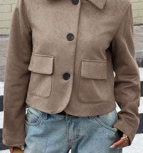 Classic Button-Up Short Jacket