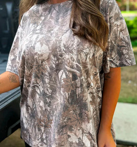 Camouflage Drop Shoulder Tee